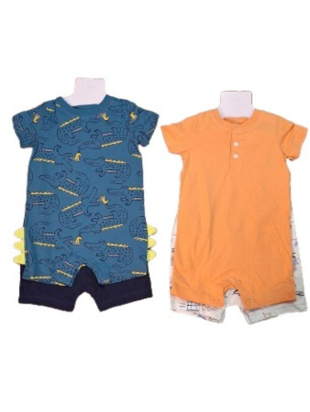 NWT Carters Boy Rompers - Picture 2 of 8
